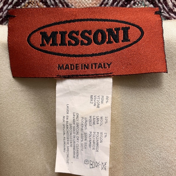 VERY RARE VINTAGE MISSONI Mink and Wool Coat - Picture 3 of 16